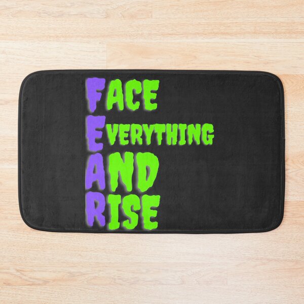 Item preview, Fear slogan - Face Everything and Rise designed and sold by Twinkleb17.