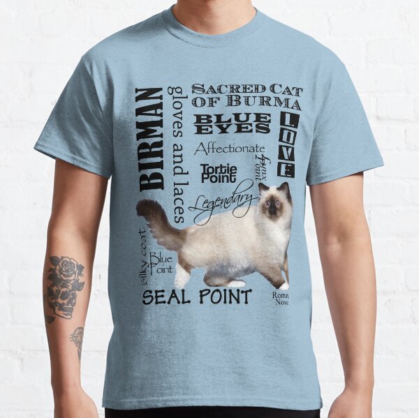Birman - Sacred Cat of Burma - Descriptive Words Classic T-Shirt