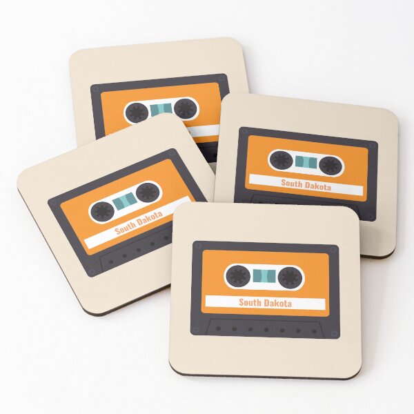 Item preview, South Dakota - Retro Cassete designed and sold by CityCollection.