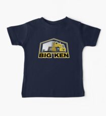 Cartoon semi truck Baby Tee