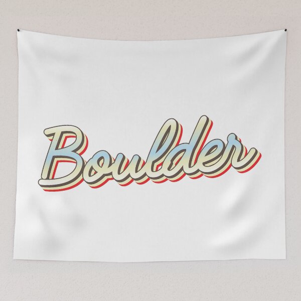 Item preview, Boulder College Town Script 1 designed and sold by Lokalista.