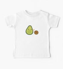 Süße Avocado und Stein Baby T-Shirt