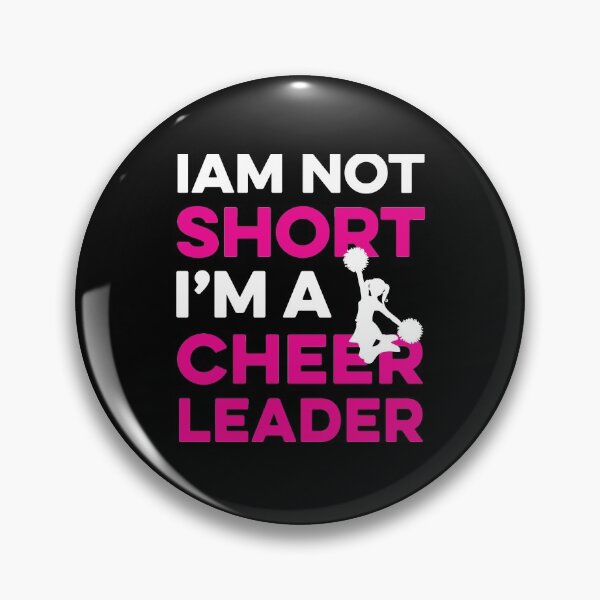 Item preview, I am not Short I am a Cheerleader designed and sold by TendyTees.