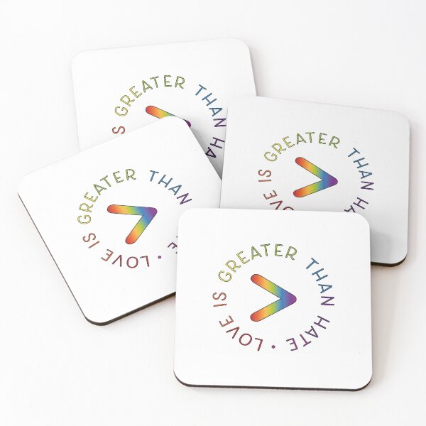 Item preview, Love is greater than hate - pride designed and sold by sarahlowedesign.