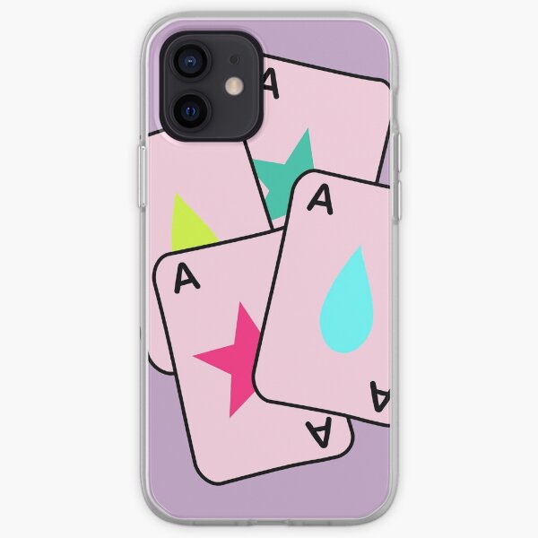 Étoile et larme sur les cartes Coque souple iPhone
