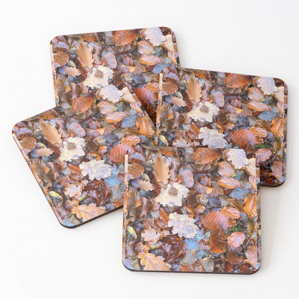 Item preview, Different autumn leaves on the forest floor designed and sold by Pelikancrazy.