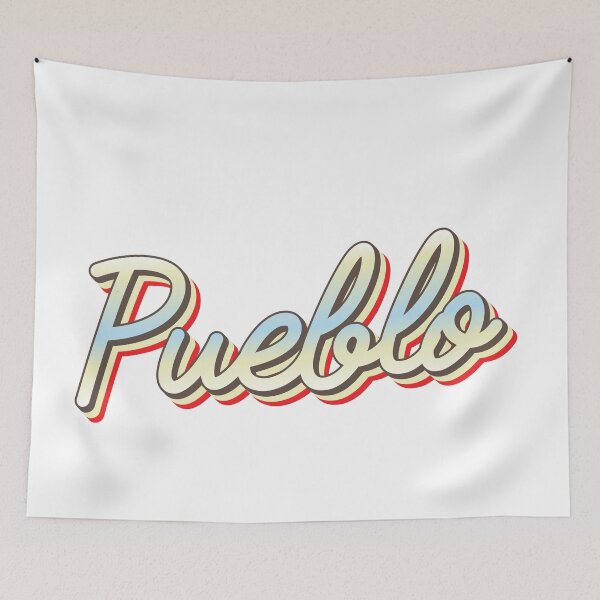 Item preview, Pueblo College Town Script 1 designed and sold by Lokalista.