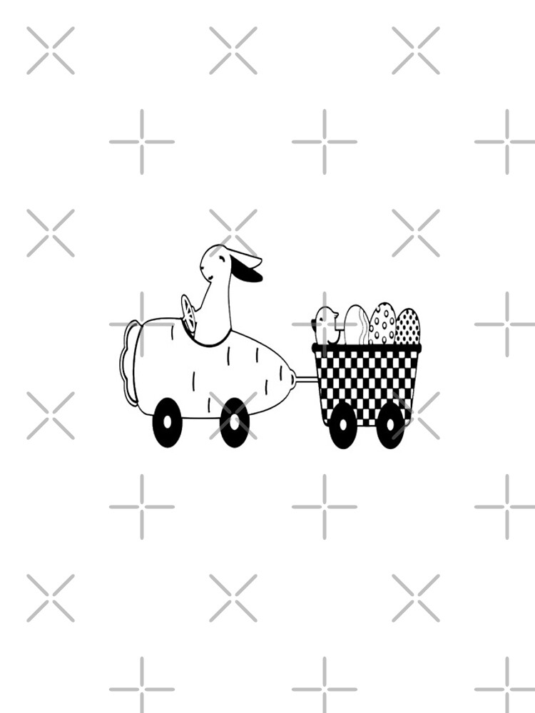Thumbnail 4 of 4, iPhone Case, Easter Rabbit Car designed and sold by customgiftstore.