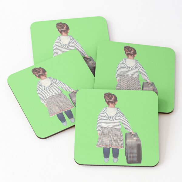 Item preview, Little girl with suitcase designed and sold by MarieClaude1954.