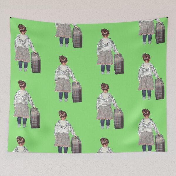 Item preview, Little girl with suitcase designed and sold by MarieClaude1954.