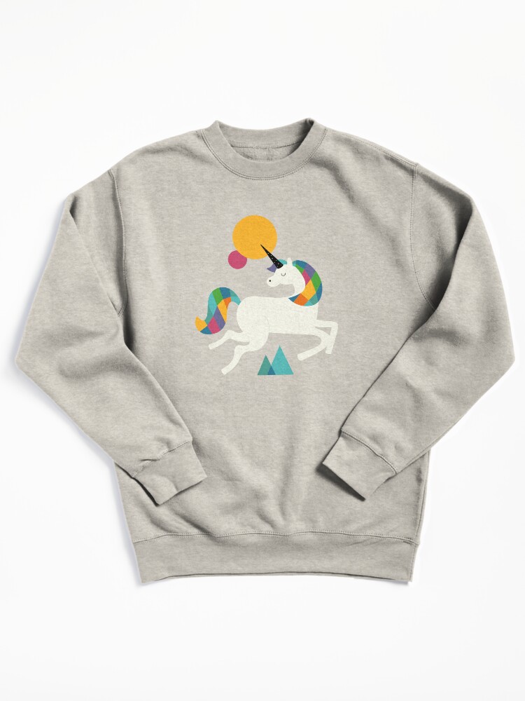 Thumbnail 2 of 7, Pullover Sweatshirt, To be a unicorn designed and sold by AndyWestface.