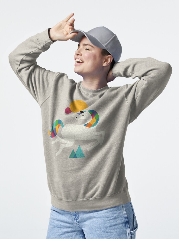 Thumbnail 5 of 7, Pullover Sweatshirt, To be a unicorn designed and sold by AndyWestface.