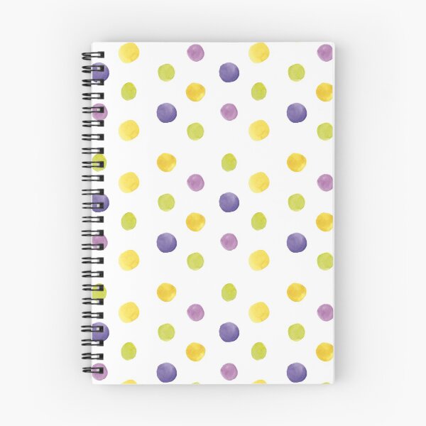 Item preview, Summer Yellow, Green, Pink and Purple Waterolor Polka Dots designed and sold by CamilleIllus.