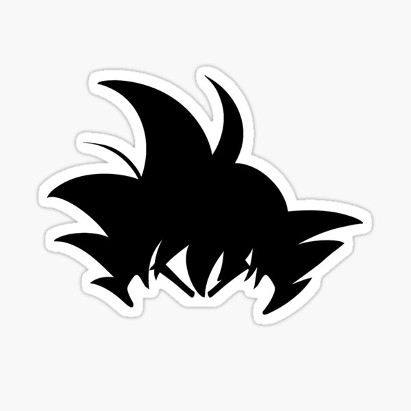 Goku Hair Decal