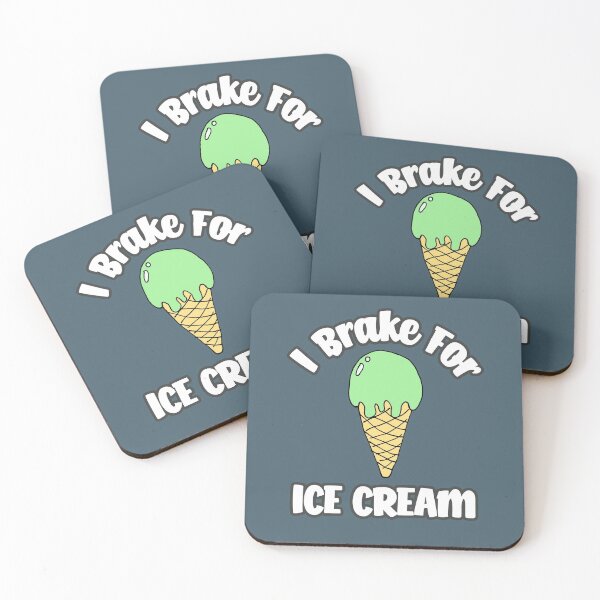 Item preview, I Break For Ice Cream - Green designed and sold by Chubuter.