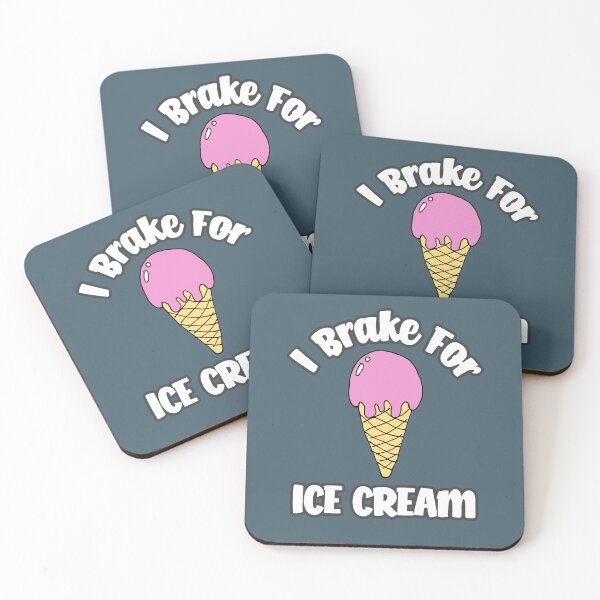 Item preview, I Break For Ice Cream - Pink designed and sold by Chubuter.