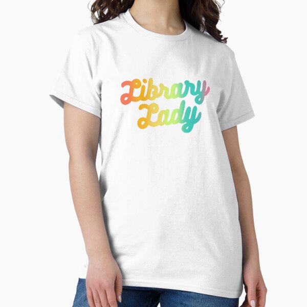 Item preview, Rainbow Library Lady designed and sold by WildeandCo.
