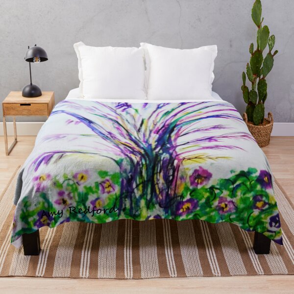 Item preview, Lavender and Purple Flowers designed and sold by amyredfordart.