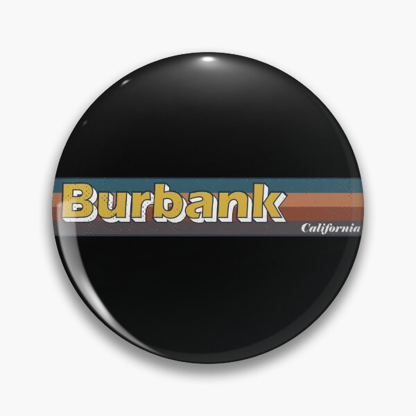 Item preview, Retro Burbank City California Vintage Sunset Gifts designed and sold by kalpanik_Rehana_Begum.