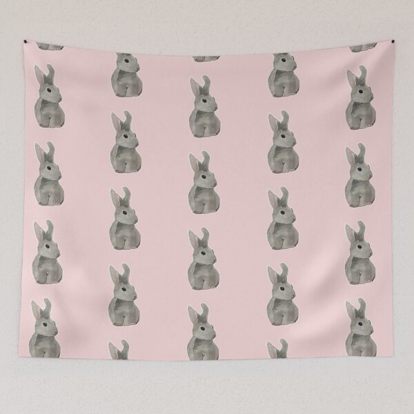 Item preview, Cute watercolor easter bunny pink orange bunny very cute watercolour rabbit Cute Bunny Rabbit Loaf designed and sold by WatercolorFun.
