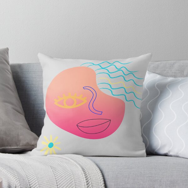 Item preview, Abstract female face designed and sold by FrankieFrinkle.