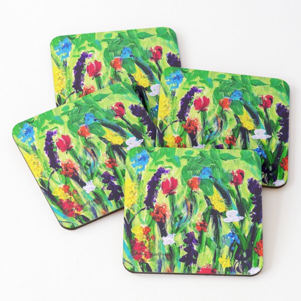 Item preview, Floral Tile designed and sold by amyredfordart.