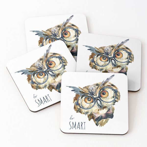 Item preview, Hipster owl in glasses designed and sold by OtterFactory.