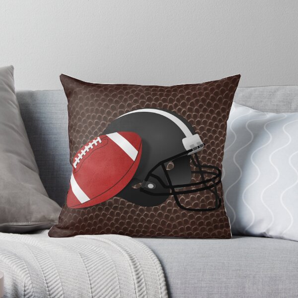 NFL football helmet Throw Pillowundefined by NextLabs