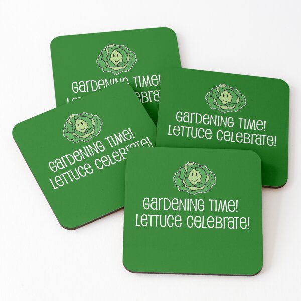 Item preview, Gardening Time! Lettuce Celebrate! Garden Pun designed and sold by jaycartoonist.