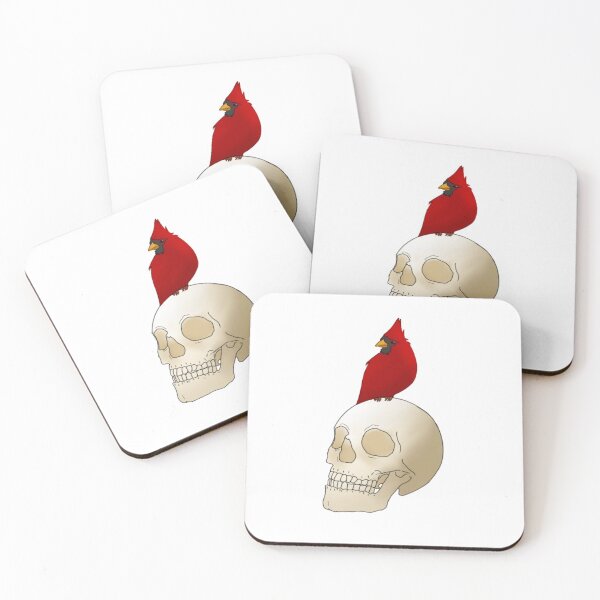 Item preview, Cardinal On A Skull designed and sold by KnownNowhere.