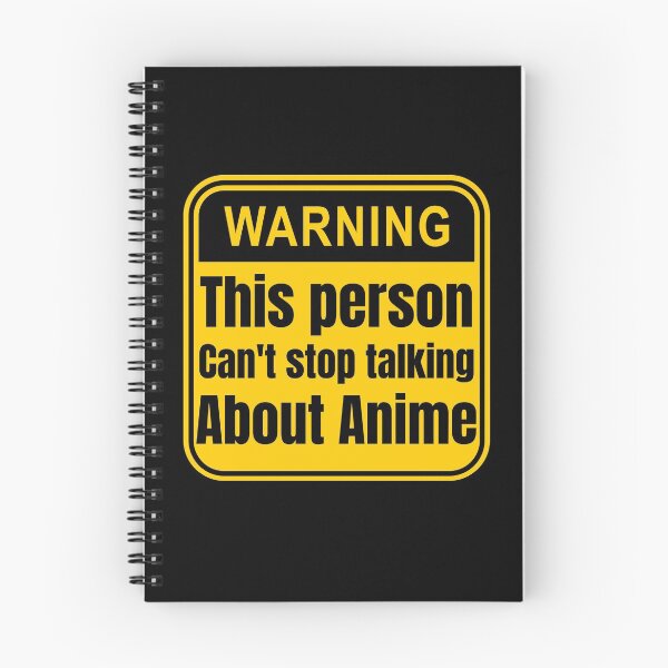 Item preview, This Person Can't Stop Talking About Anime Anime Warning Signs designed and sold by Johan Liebert.