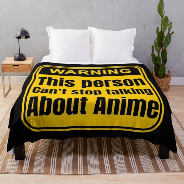 Item preview, This Person Can't Stop Talking About Anime Anime Warning Signs designed and sold by Johan Liebert.