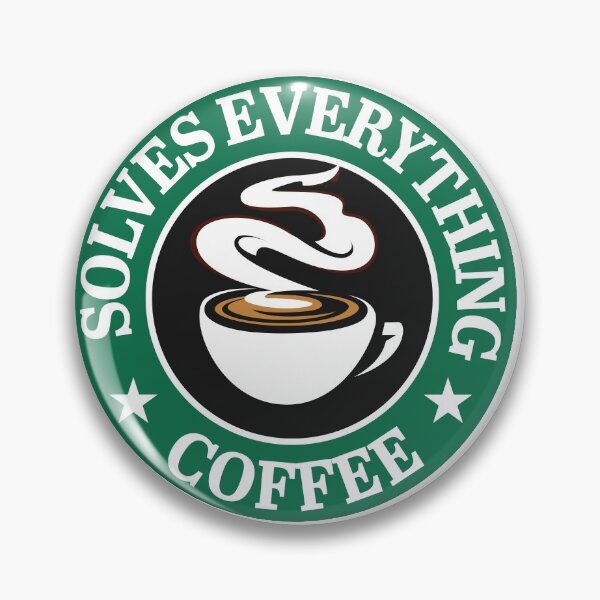Item preview, Coffee Solves Everything Funny Caffeine Addict Coffee Drinker - It's Coffee Time Tee - Coffe Lover Gift designed and sold by ThirTee.
