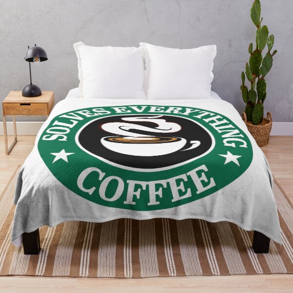 Item preview, Coffee Solves Everything Funny Caffeine Addict Coffee Drinker - It's Coffee Time Tee - Coffe Lover Gift designed and sold by ThirTee.