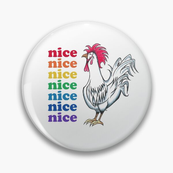 Item preview, Happy Rooster - Nice Cock Rainbow designed and sold by The White Bat.