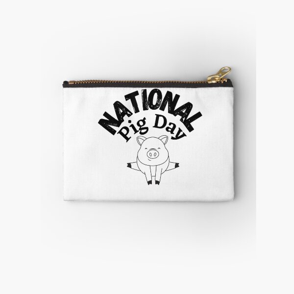 Item preview, NATIONAL PIG DAY , Black And White designed and sold by Sea-store.