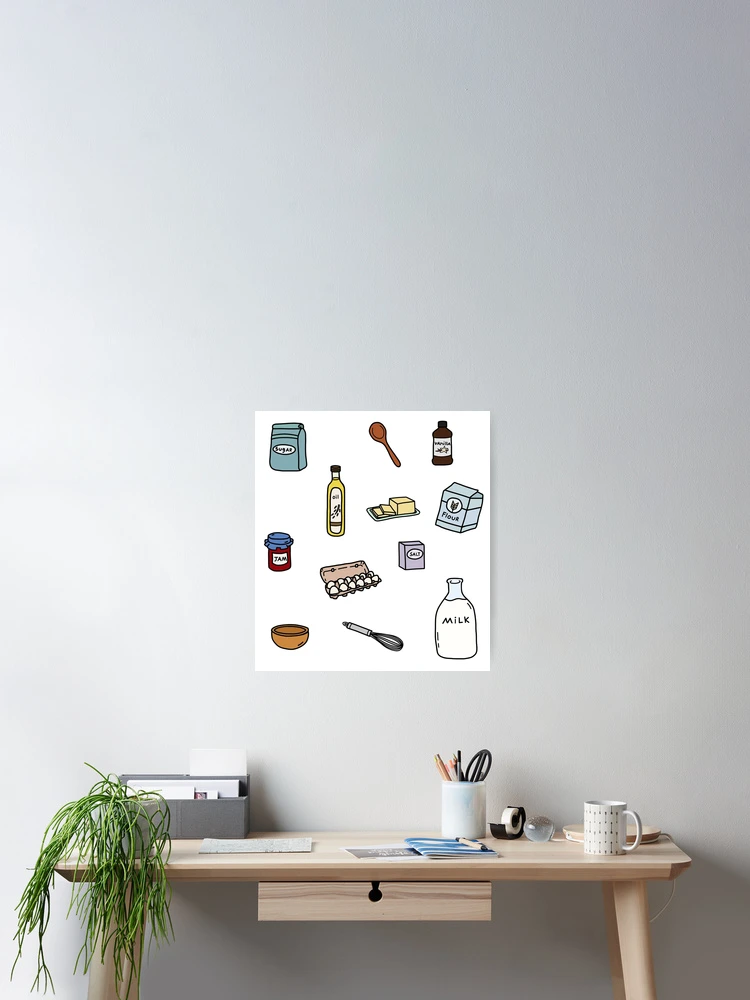 Thumbnail 2 of 3, Poster, Baking designed and sold by StickerHome.