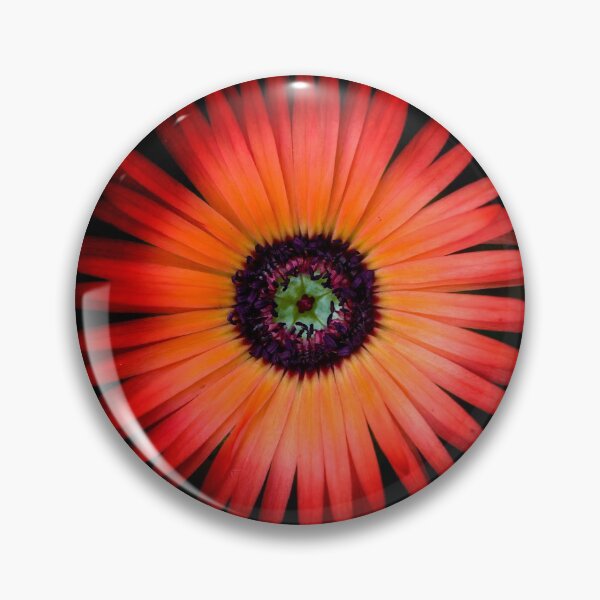 Item preview, Bright Orange Flower on Black designed and sold by KRBailey.