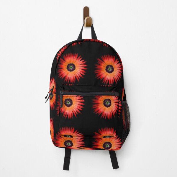 Item preview, Bright Orange Flower on Black designed and sold by KRBailey.