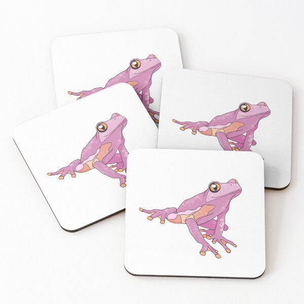 Item preview, Pink frog designed and sold by SadieKnightArt.