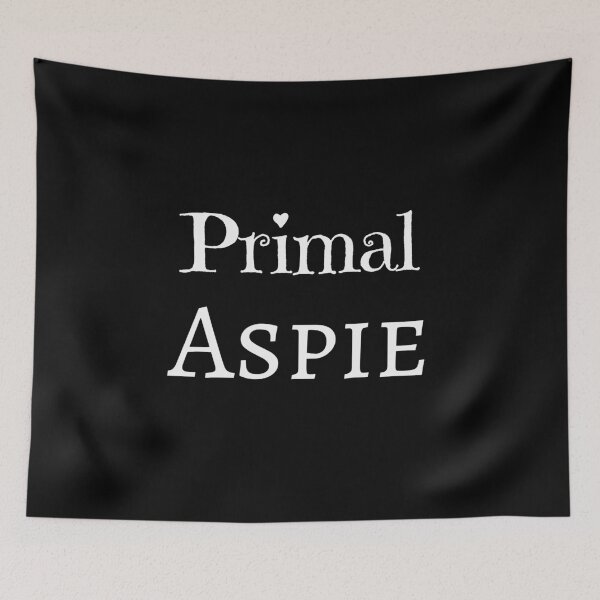 Item preview, Primal Aspie (Heart, Black) designed and sold by GladBlackLamb.