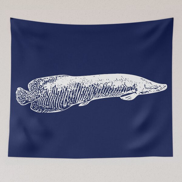Item preview,  Arapaima White Print designed and sold by designsasstultd.