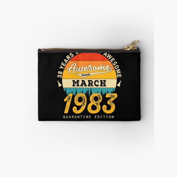 Item preview, 38 Years of Being Awesome Since 1983 March designed and sold by TrendingTees4u.