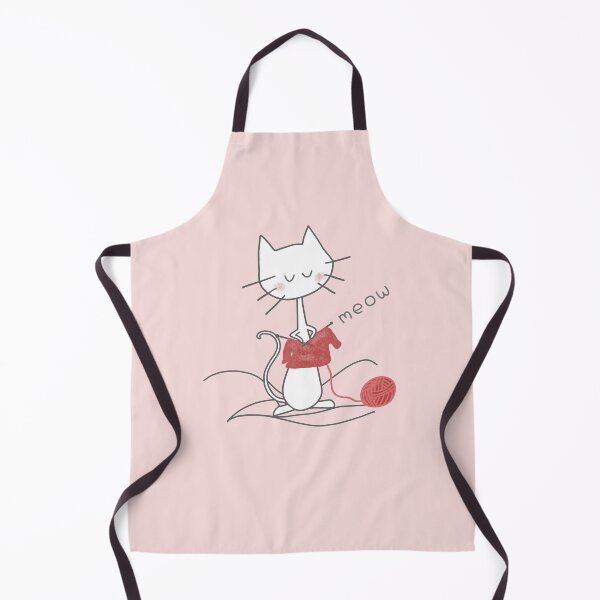 Item preview, Cat knitting designed and sold by LotusCreations.