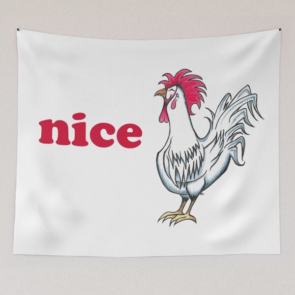 Item preview, Happy Rooster - Nice Cock designed and sold by The White Bat.