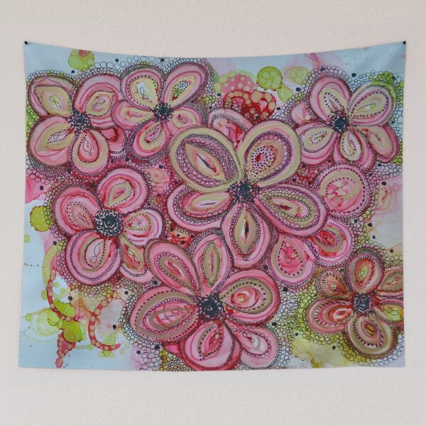 Item preview, Hippy Flowers designed and sold by Brenda Mordue Humphries.