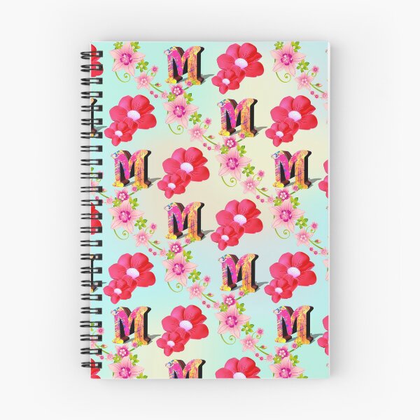 Item preview, Floral Letter M patterns  designed and sold by MoSaid.