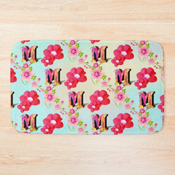 Item preview, Floral Letter M patterns  designed and sold by MoSaid.