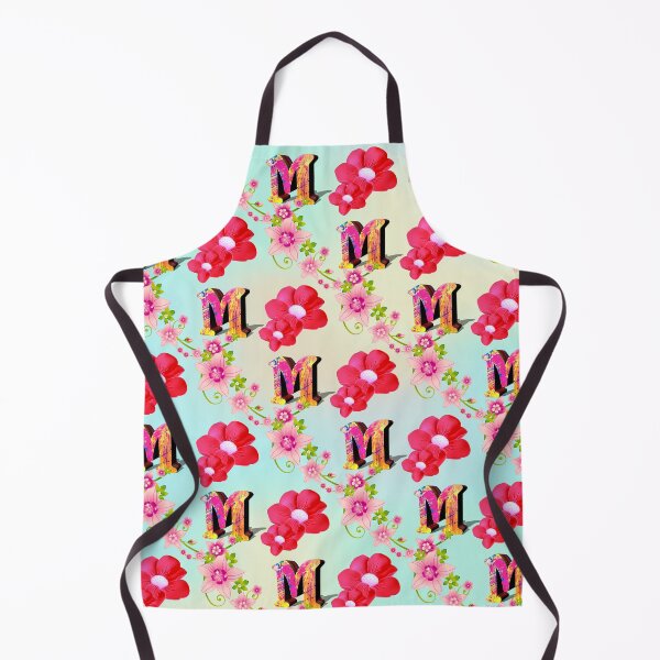 Item preview, Floral Letter M patterns  designed and sold by MoSaid.