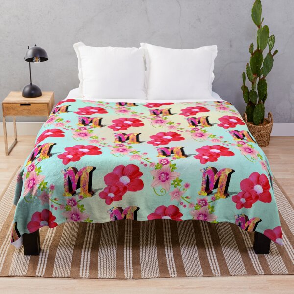 Item preview, Floral Letter M patterns  designed and sold by MoSaid.